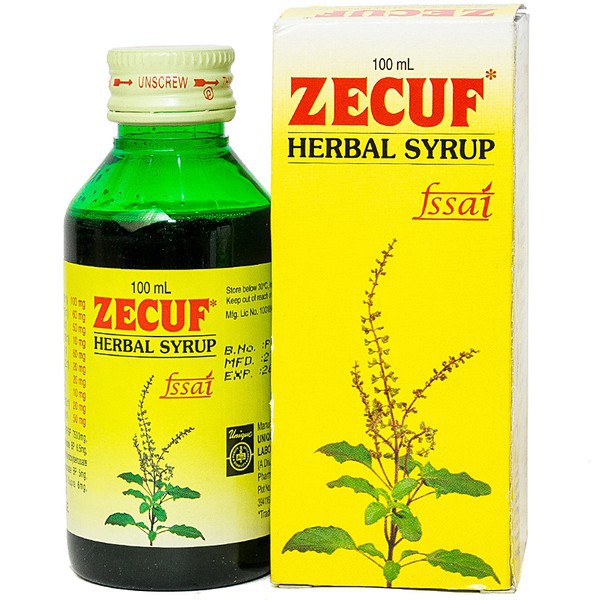 Zecuf - Siro ho thảo dược (Chai 100ml)