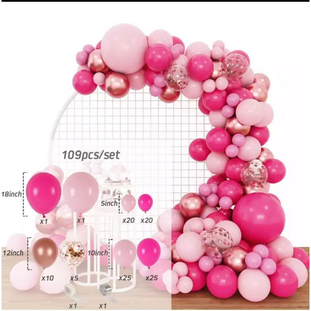 Set bóng trang trí sinh nhật bé trai và bé gái