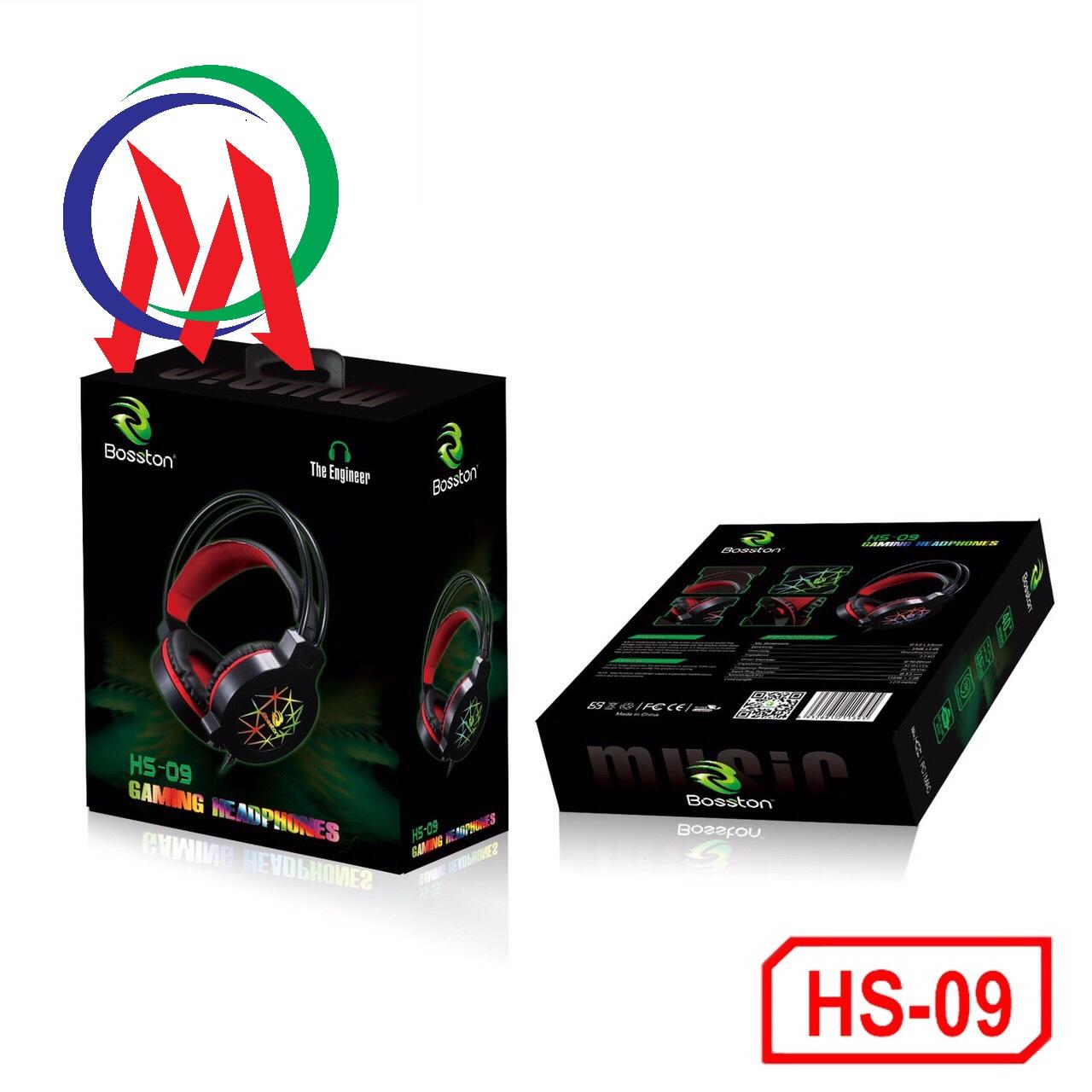 [HCM]Tai Nghe Bosston HS-09 LED 7 Màu