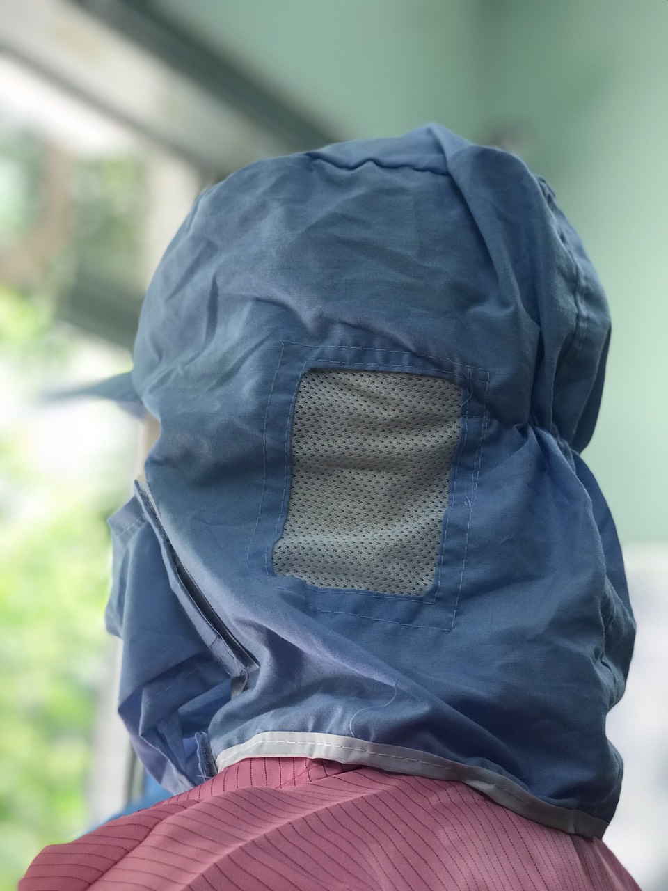 Nón khẩu trang vải mịn Thủy Sản- Thực phẩm (HÌNH THẬT) - Công ty TNHH SX TM May Việt An