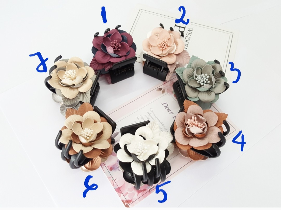 (GIÁ SỈ) KẸP TÓC CÀNG CUA HOA 01