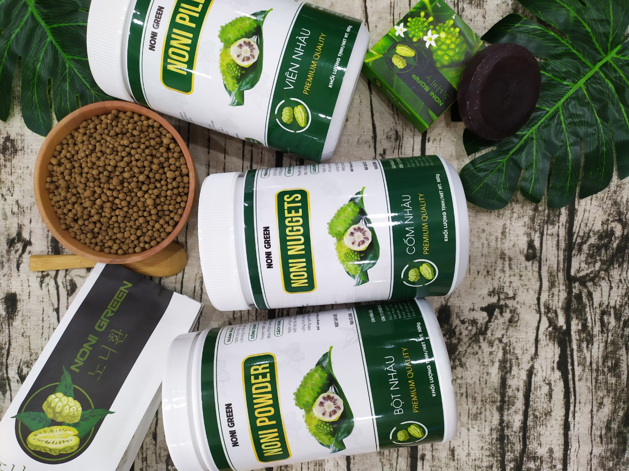 Viên nhàu Noni Green 500g