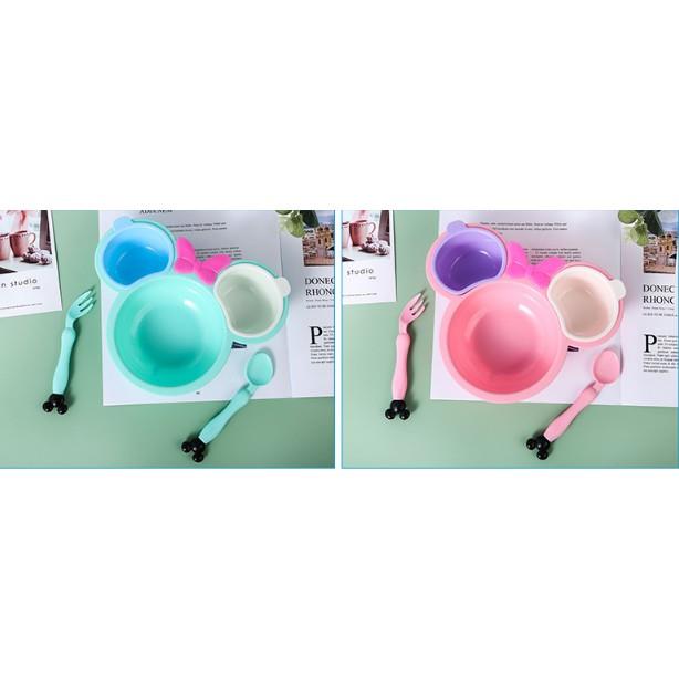 set bát ăn dặm Baby hàng nội địa Nhật