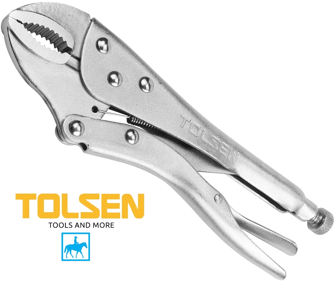 Kềm kìm bấm khóa chết 10inch 250mm locking oliers tolsen 10051