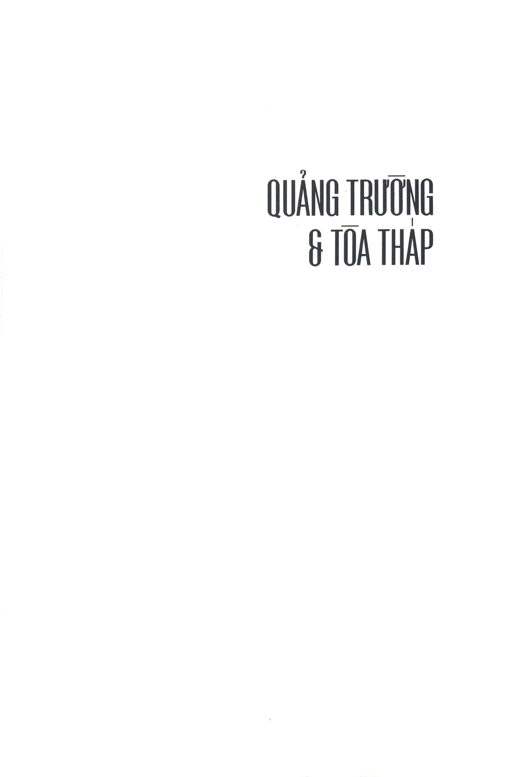 Sách - Quảng Trường Và Tòa Tháp