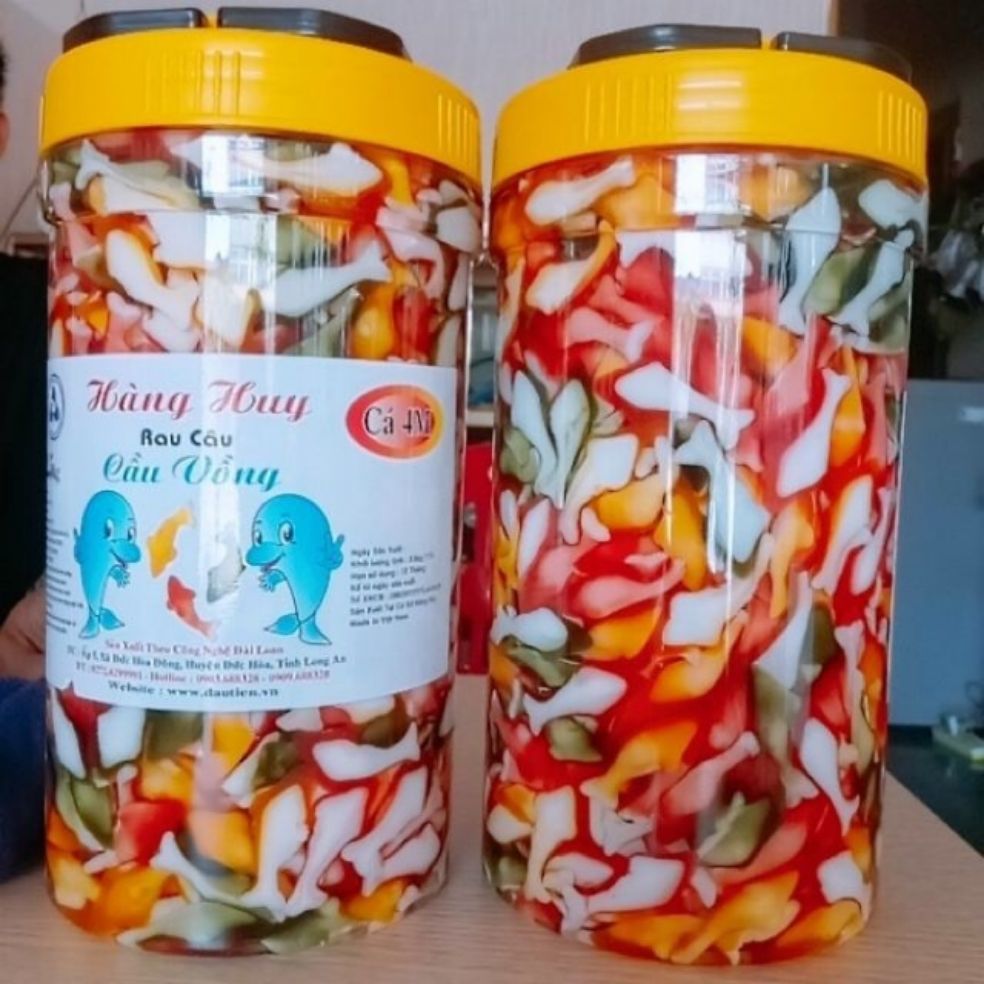 THẠCH RAU CÂU CON CÁ HỘP 2.35KG GIẢI NHIỆT MÙA HÈ