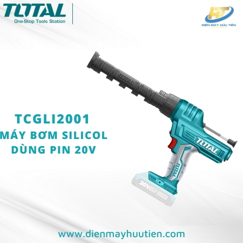 Máy bơm silicol dùng pin Lithium-lon 20V TOTAL TCGLI2001