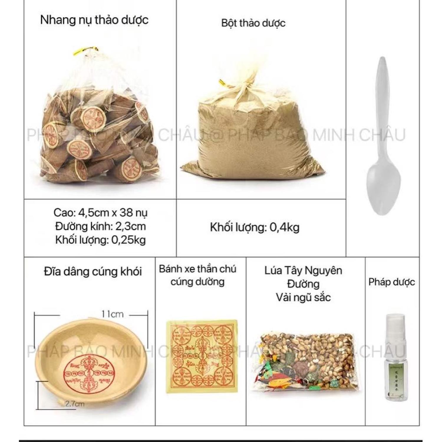 [PBMC] Bộ 7 món vật phẩm cúng SUR