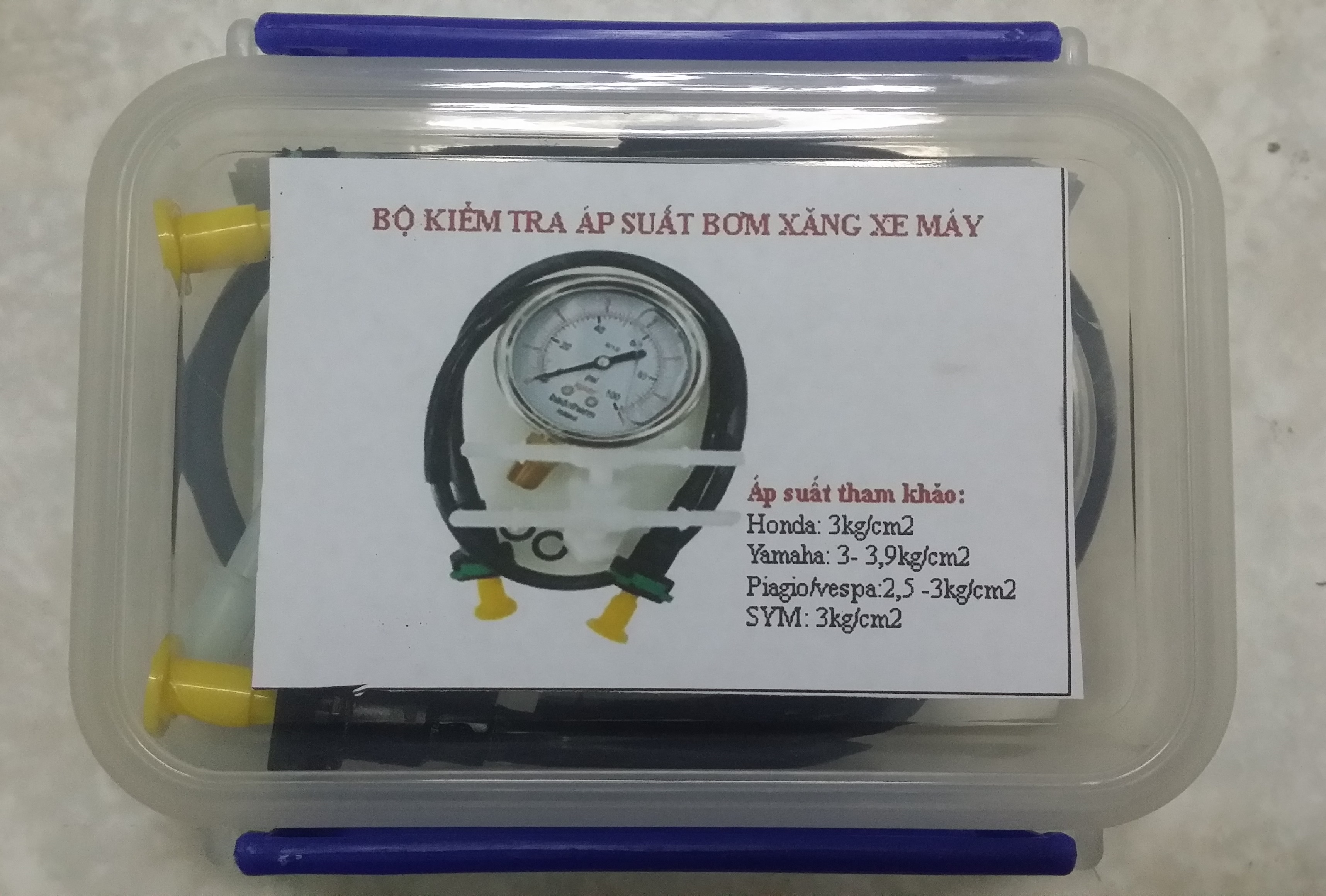 Đo Áp Suất Bơm Xăng Fi