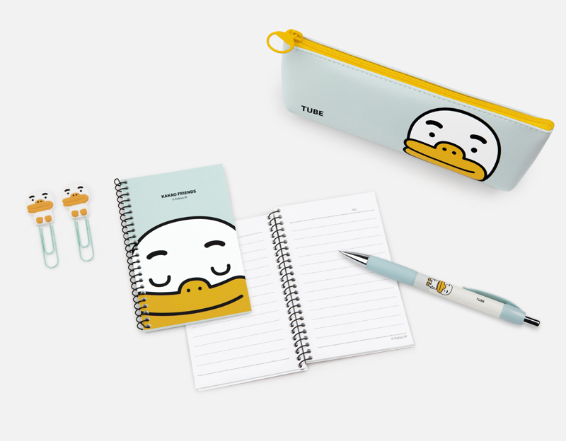KAKAO FRIENDS MINI PENCIL CASE APEACH/RYAN/MUZI/TUBE/NEO