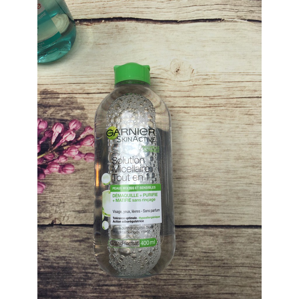 [HOÀN TIỀN 15%]Nước Tẩy Trang Garnier Skin Active 400ml Pháp