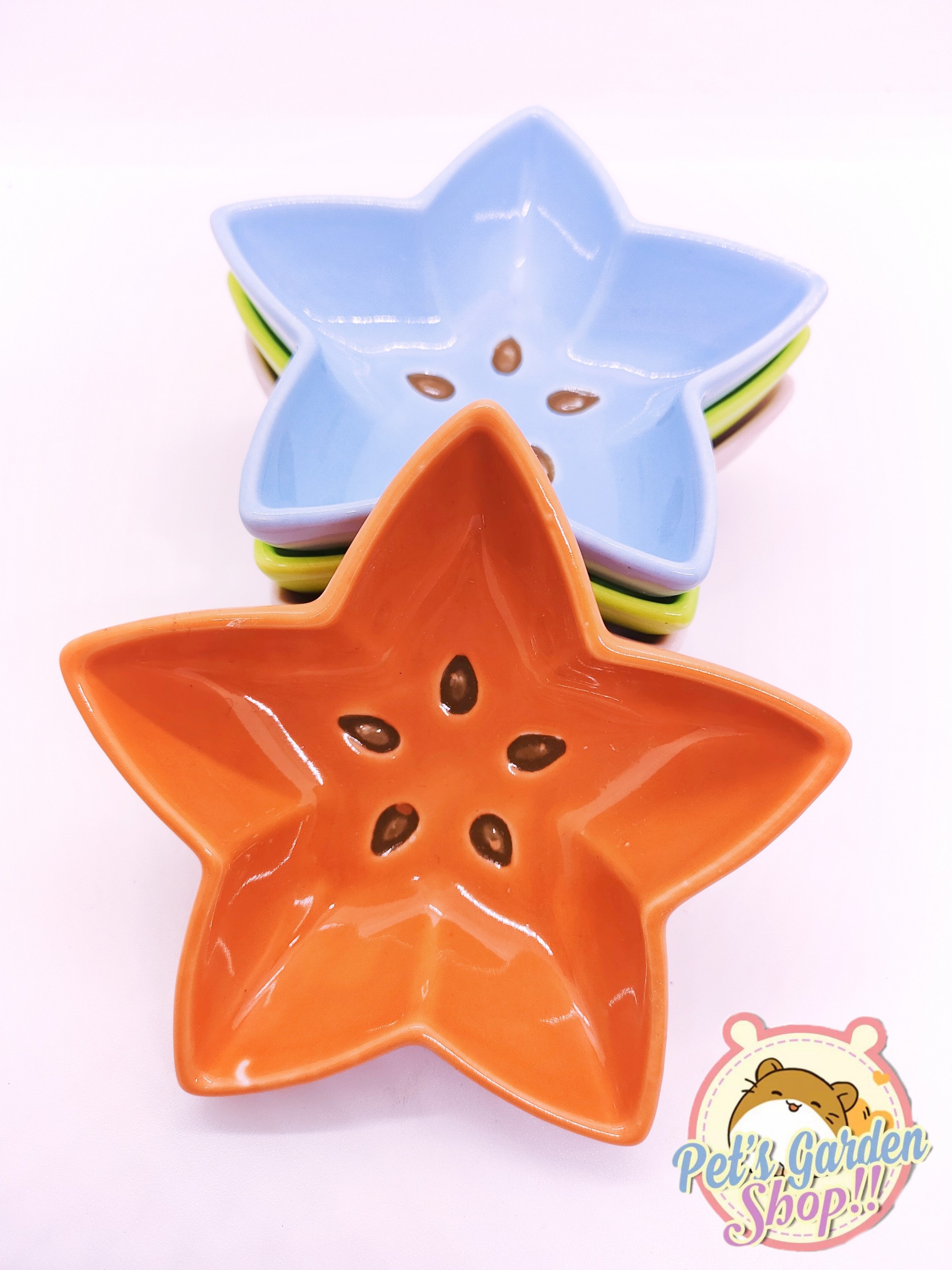 Chén sứ hình khế cho hamster
