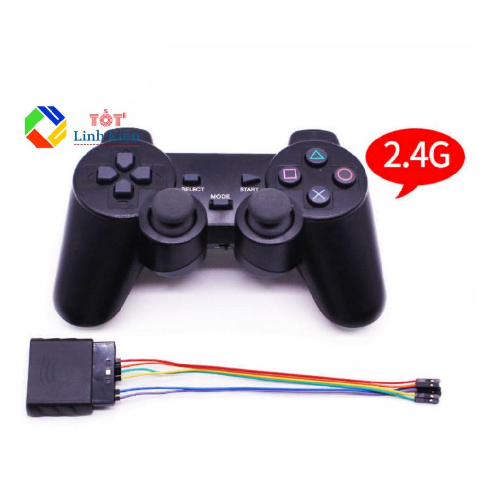 [ Giá Tốt ]Tay Điều Khiển Từ Xa PS2 Không Dây - Wireless 2.4GHz dùng cho Arduino, Raspberry