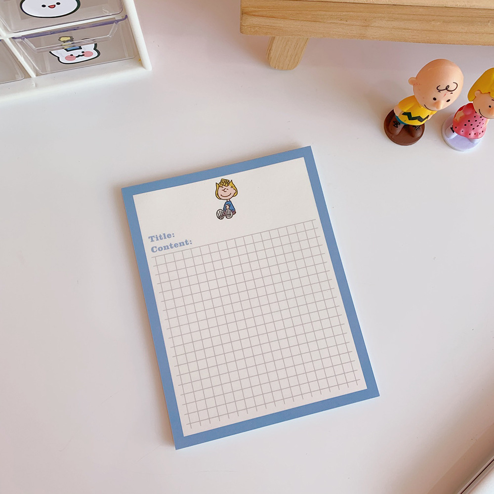 Paper notes printed cartoon motifs cute-book notes Korean style pls roll-Beyou