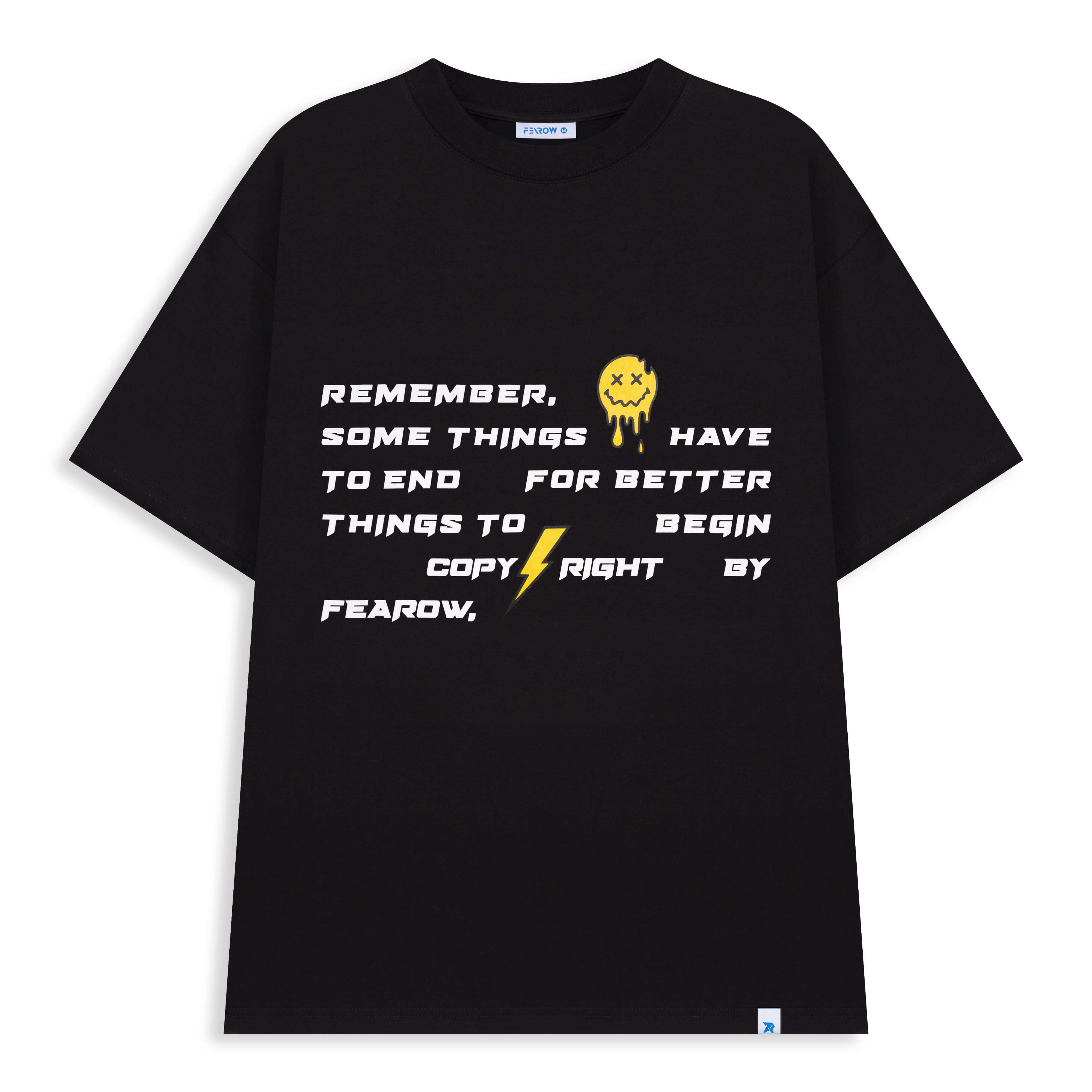 Áo thun Fearow Optimistic / Màu Đen - FW148