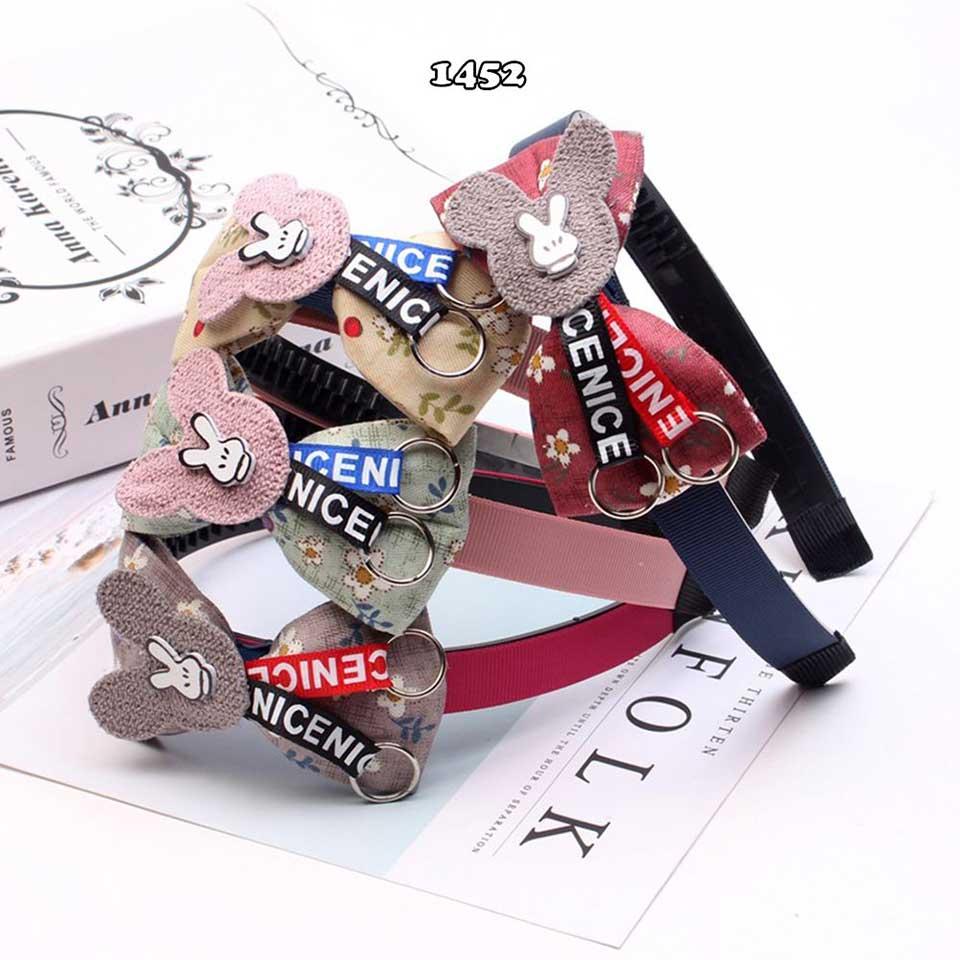 [HCM]Băng đô thời trang nữ đính tai thỏ nhiều màu siêu cute  Ah1452 Cài tóc sành điệu Hàn Quốc