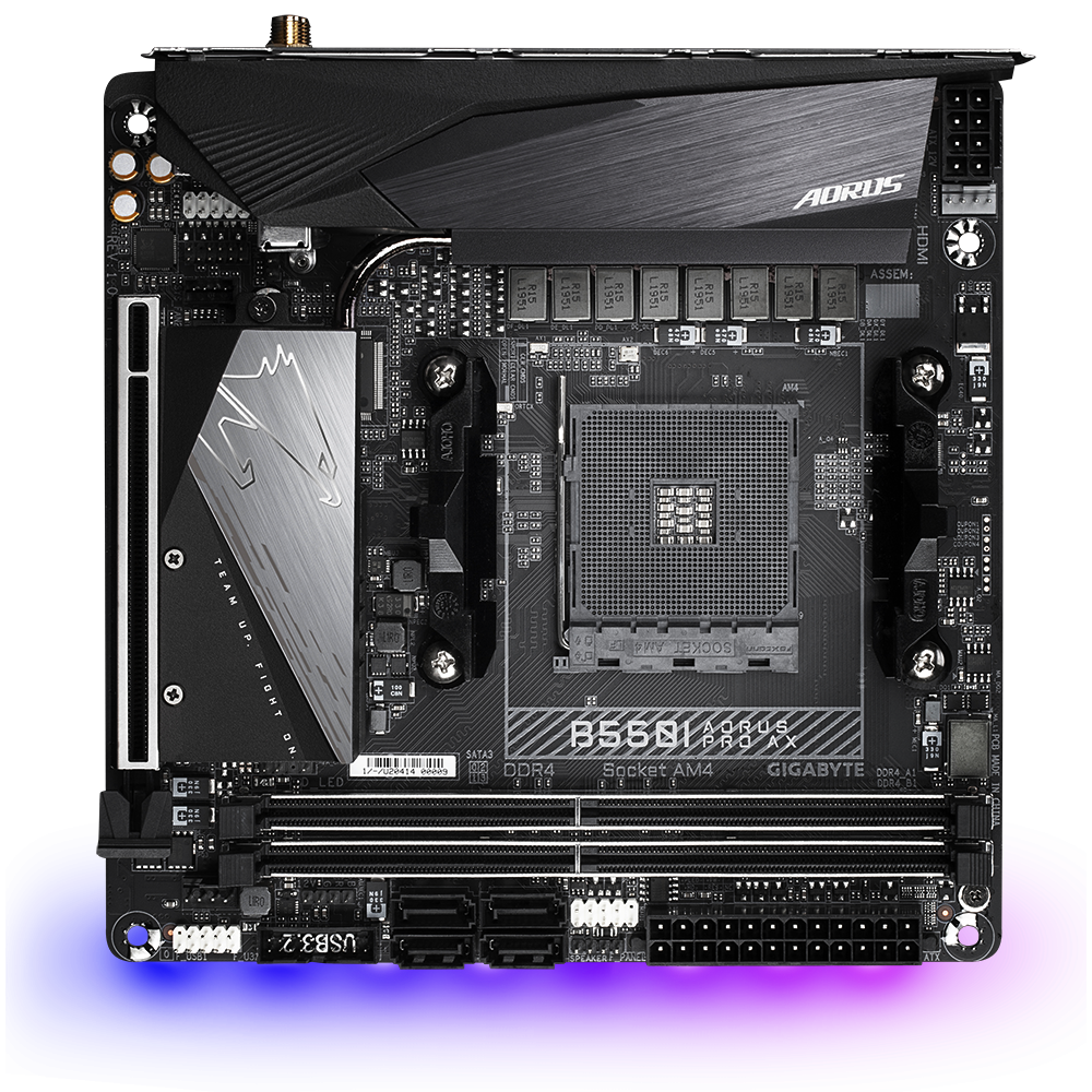 [Trả góp 0%]Mainboard Gigabyte B550 I AORUS PRO AX