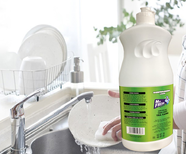 Nước rửa bát đậm đặc Mr.Fresh Hando 820ml HD86