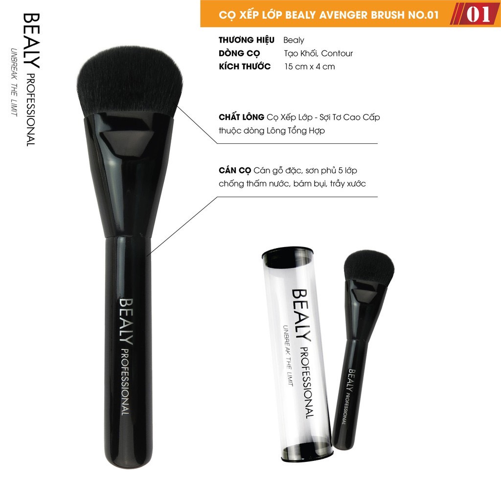 CỌ XẾP LỚP BEALY AVENGER BRUSH NO.01