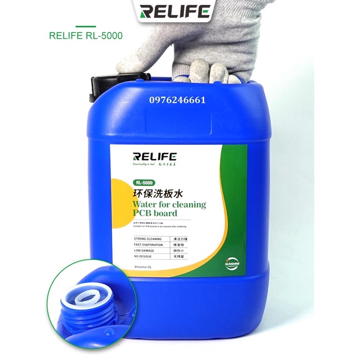 Nước rửa bo mạch không mùi can 5 lít