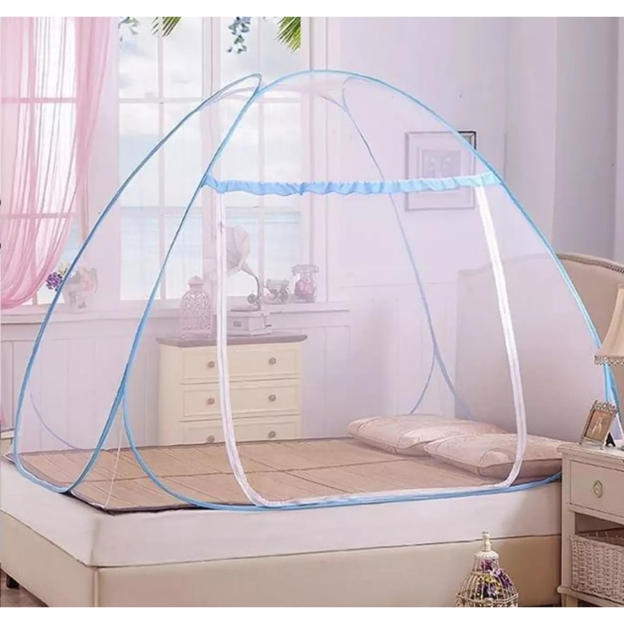 Mùng Chụp Che Muỗi Tự Bung Cao Cấp Tiện Lợi (Kích Thước 1m8)