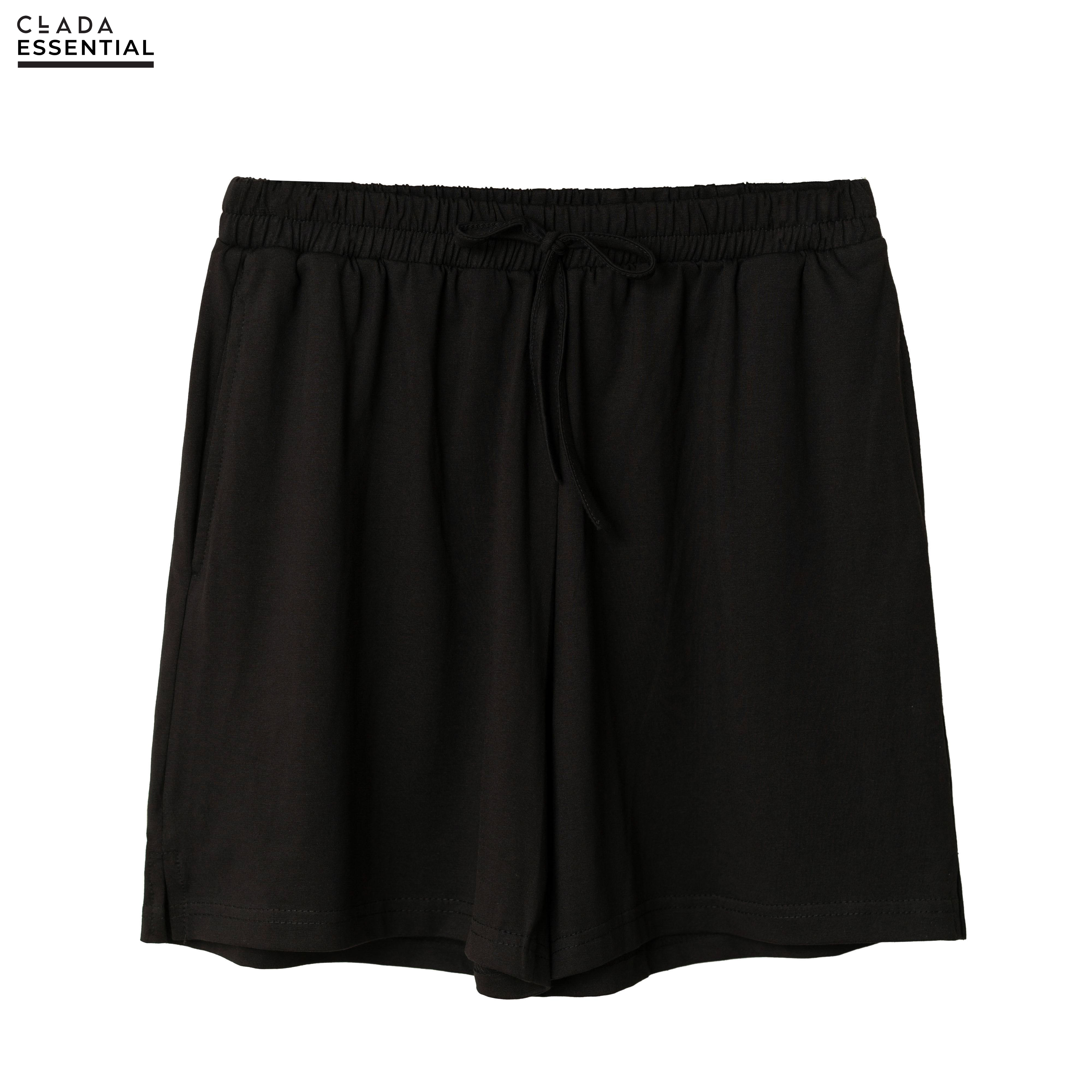 Quần short co giãn thương hiệu CLADA - Đen