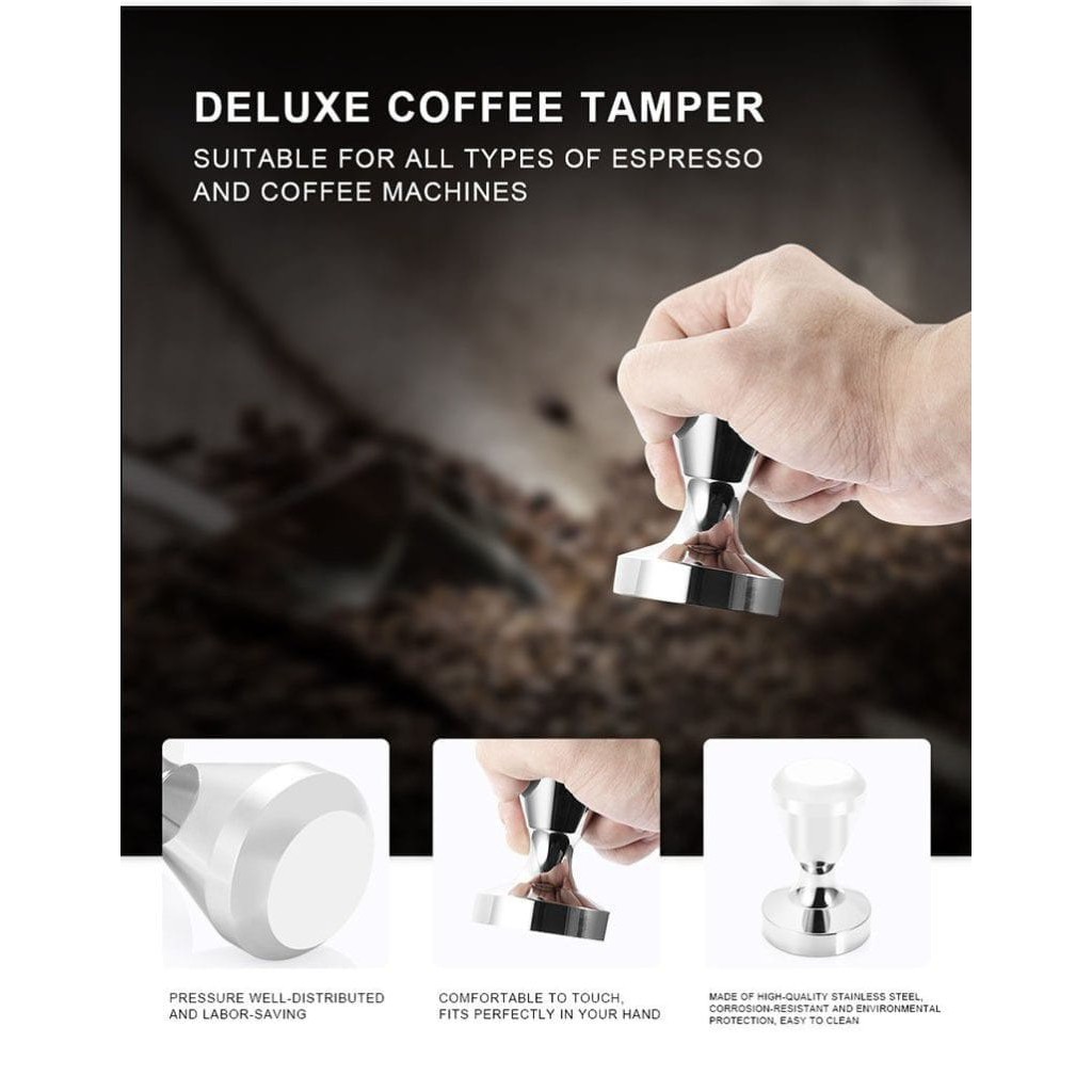 Tamper 51-58mm, cục nén cafe 51- 53-58mm