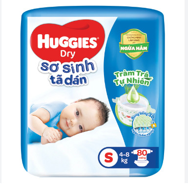 TÃ DÁN HUGGIES S80+2 MIẾNG