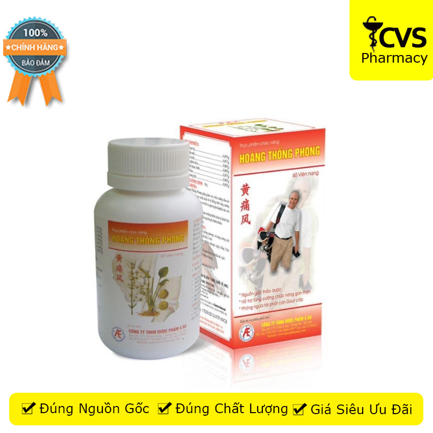 Hoàng Thống Phong Giải Pháp Cho Người Bệnh Gout Hộp 60 viên