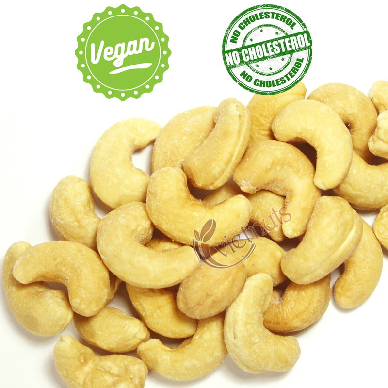Vietnuts - Hạt điều sấy nguyên vị hộp 200g - 0% Cholesterol - hạt dinh dưỡng tốt cho sức khỏe, Quà tặng hạt cho mẹ bầu