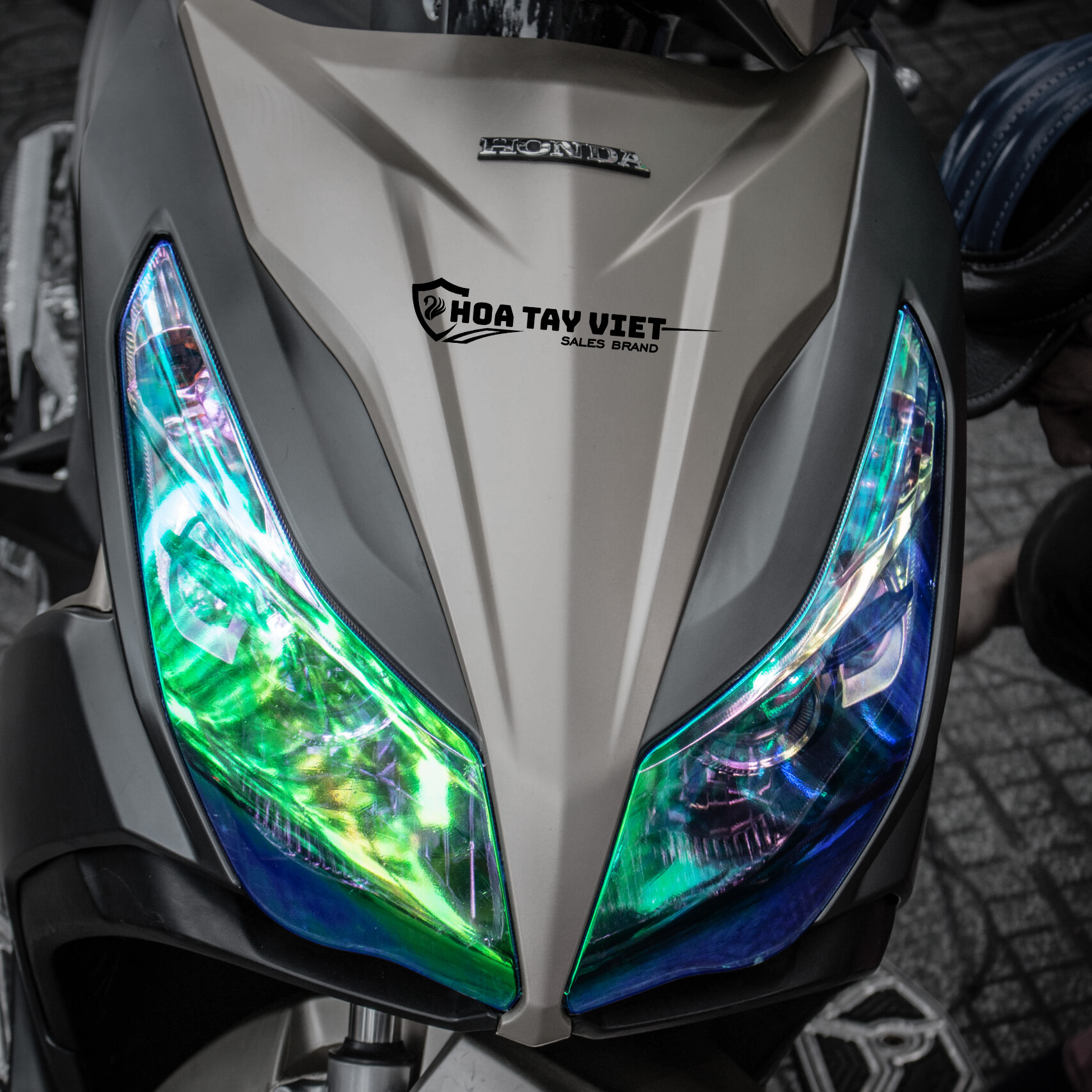[1 cặp] Decal TITAN CHÓA ĐÈN  Airblade 2013 - 2015 trang trí AB 2013 - 2015