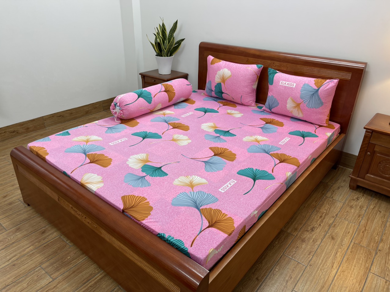 [Xả lỗ 40 mẫu  ] bộ ga kèm áo gối (1.6*2m/1.8*2m) thun lạnh Hàn Quốc