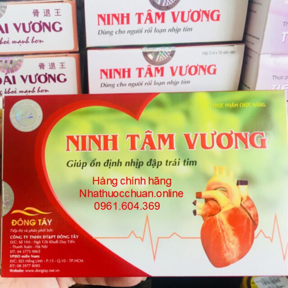Ninh tâm vương ( Hộp 3 vỉ * 10 viên)