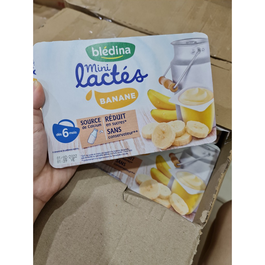 [DATE 6-7/2023] Sữa chua nguội Bledina mini lactes cho bé từ 6m+ [NHADAU]