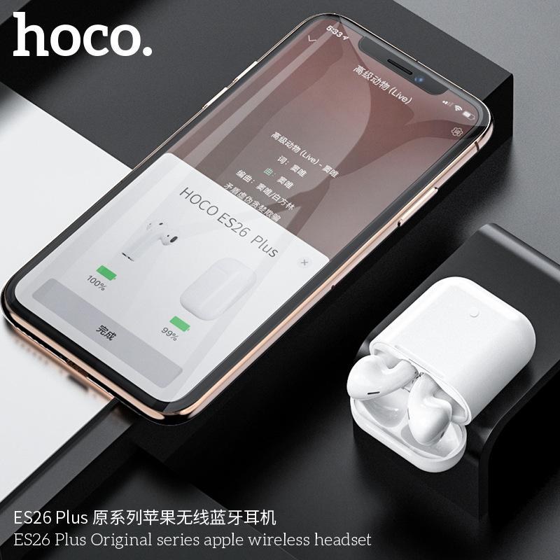 Tai nghe bluetooth đôi  Hoco ES26 Plus Original series V5.0 (Trắng)