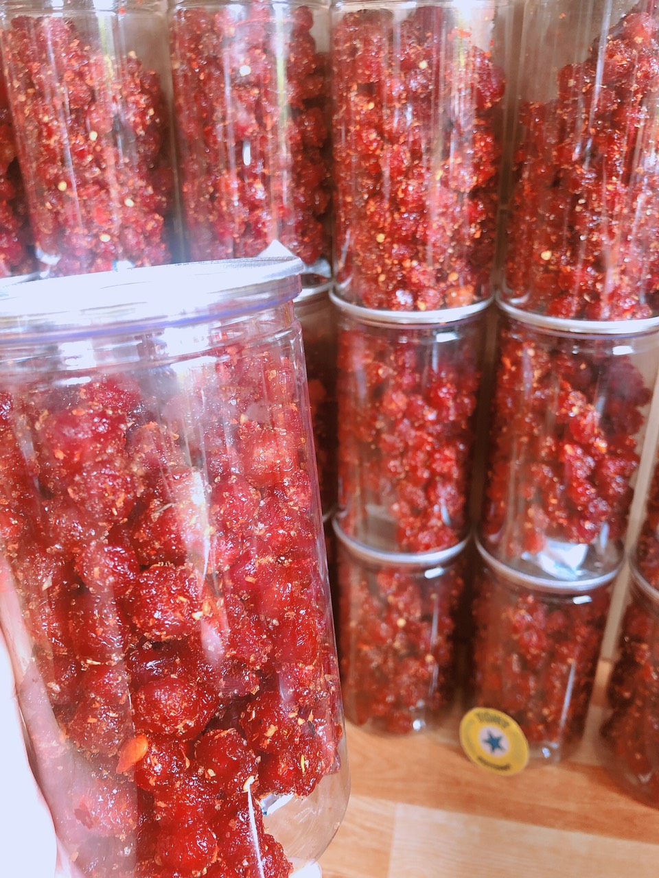 CHÙM RUỘT LẮC MUỐI ÓT SIÊU NGON 500GR