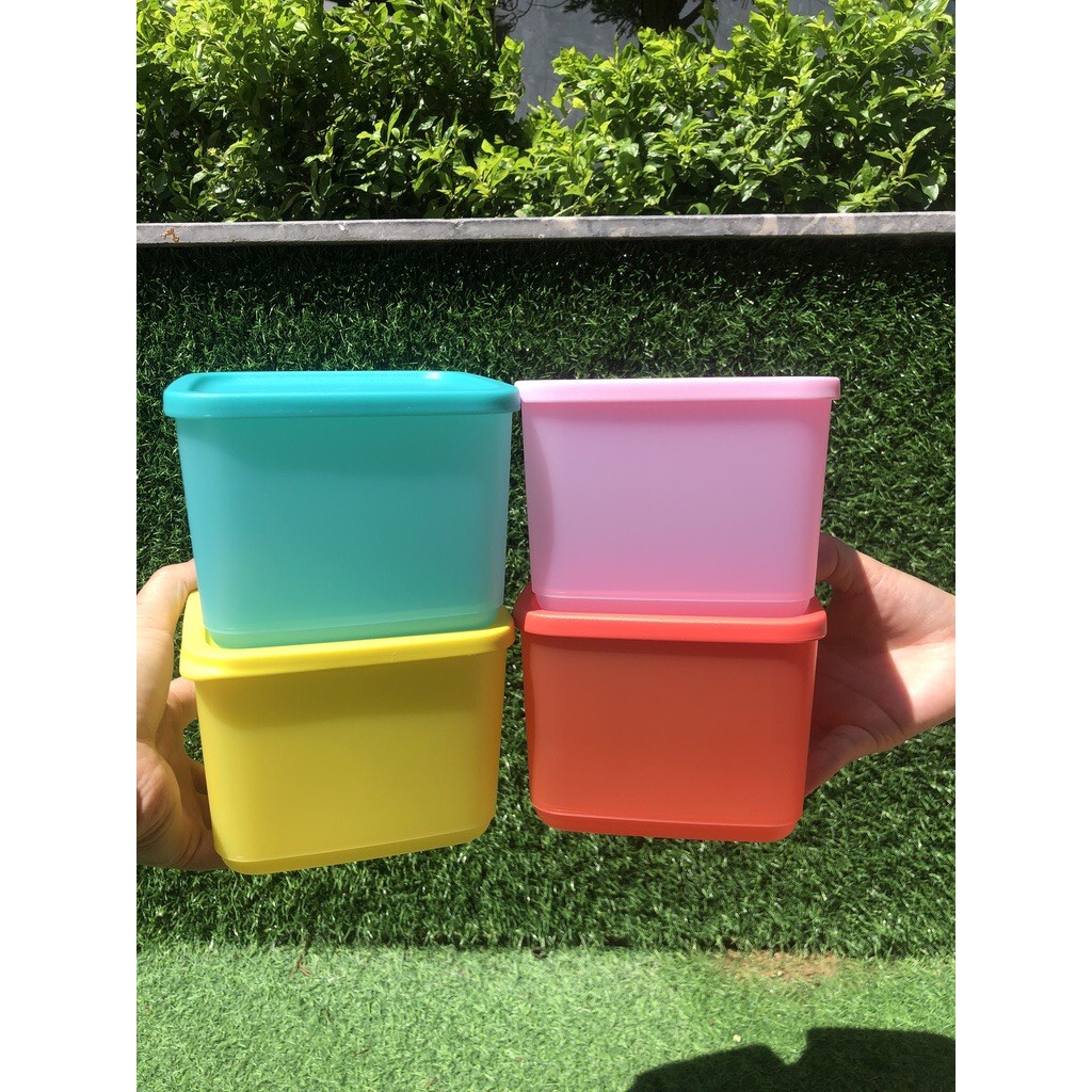 Bộ hộp Medium Square 1L Tupperware (không vỏ hộp)