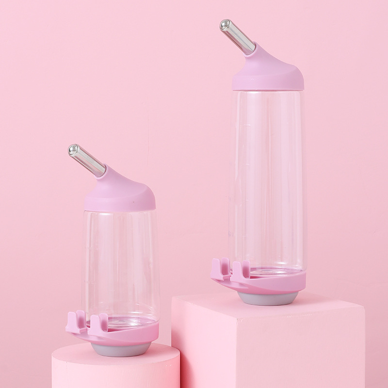 Bình nước gắn chuồng dành cho chó mèo 350ml