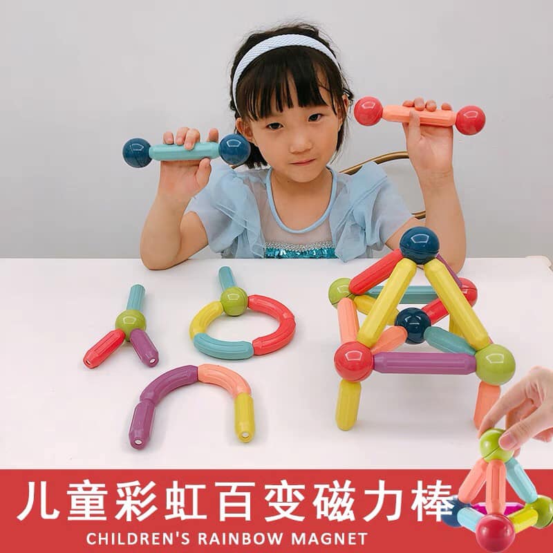 Bộ đồ chơi xếp hình nam châm 64 chi tiết