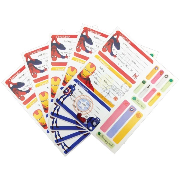 Combo 2 tập Nhãn vở Classmate Superkid CL-NT227