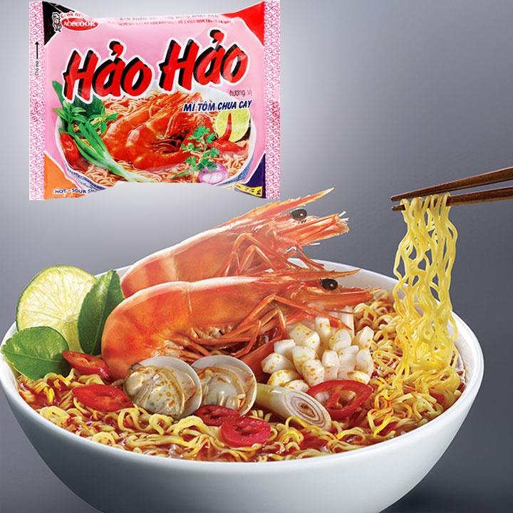 ❐ mỳ tôm hảo hảo chua cay - thùng 30 gói