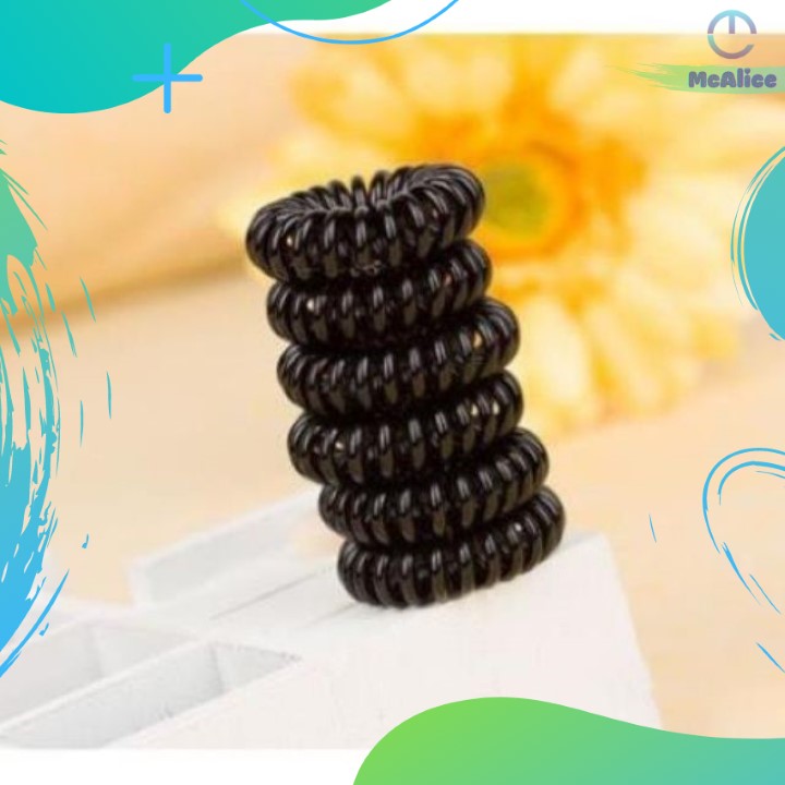 COMBO 4 dây buộc tóc xoắn dễ thương tiện ích