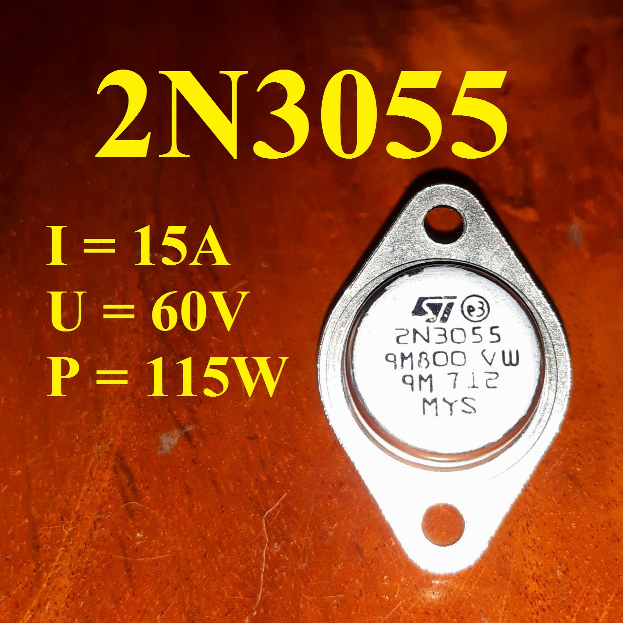 2 Transito D718 - 2 Transito 2N3055 - 2 Transito B688 chính hãng mới 100% - ( Mã 084 )
