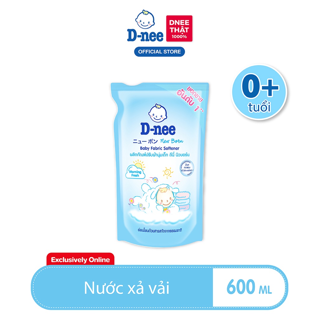 Nước Giặt xả Dnee Thái Lan Túi 600ml, 1400ml