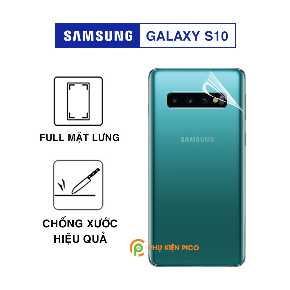 Dán lưng Samsung S10 / S20 Plus full mặt lưng trong suốt PPF tự phục hồi vết xước - Dán dẻo Samsung Galaxy S10
