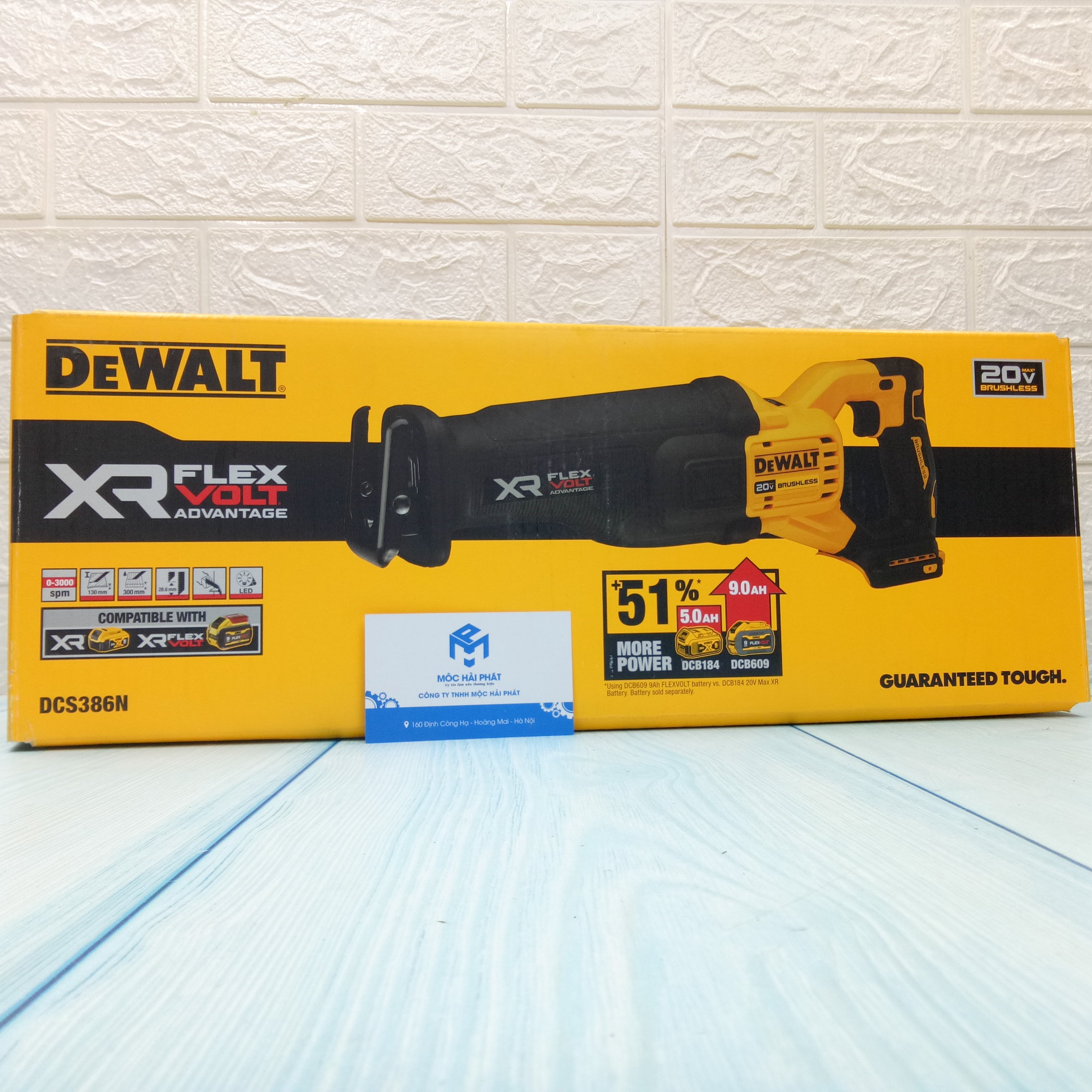 DeWALT DCS386 Máy cưa kiếm dùng pin 20V/60V