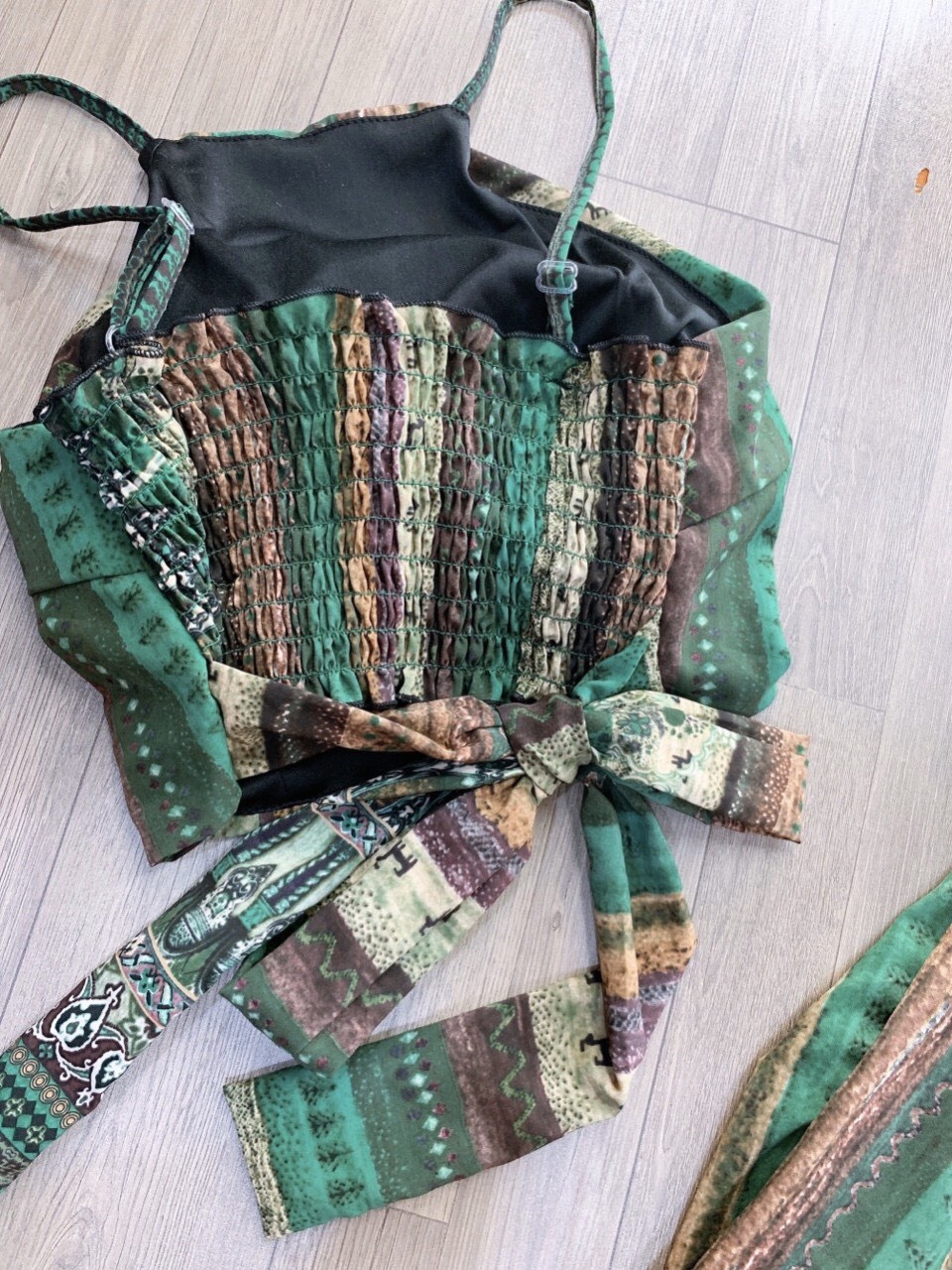 Set yếm thổ cẩm + Ảnh thật