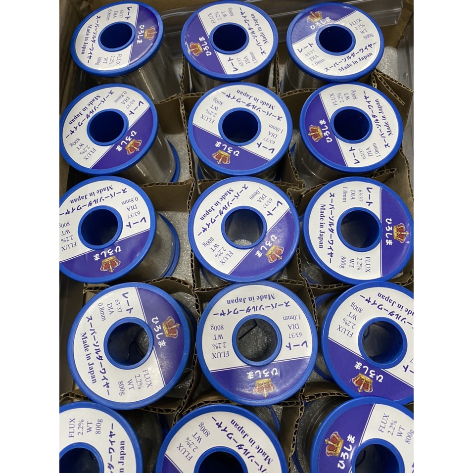 Cuộn thiếc hàn 800gr HIROSHIMA. BN.