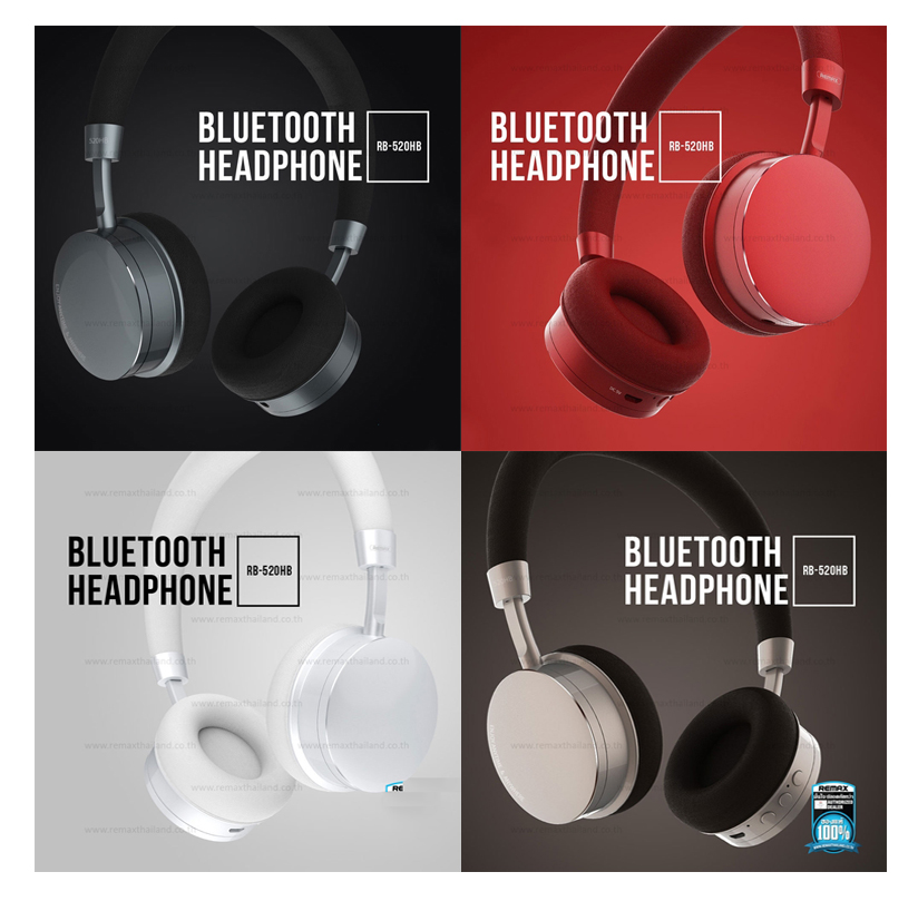 [HCM]Tai nghe Bluetooth chụp tai Remax RB-520HB