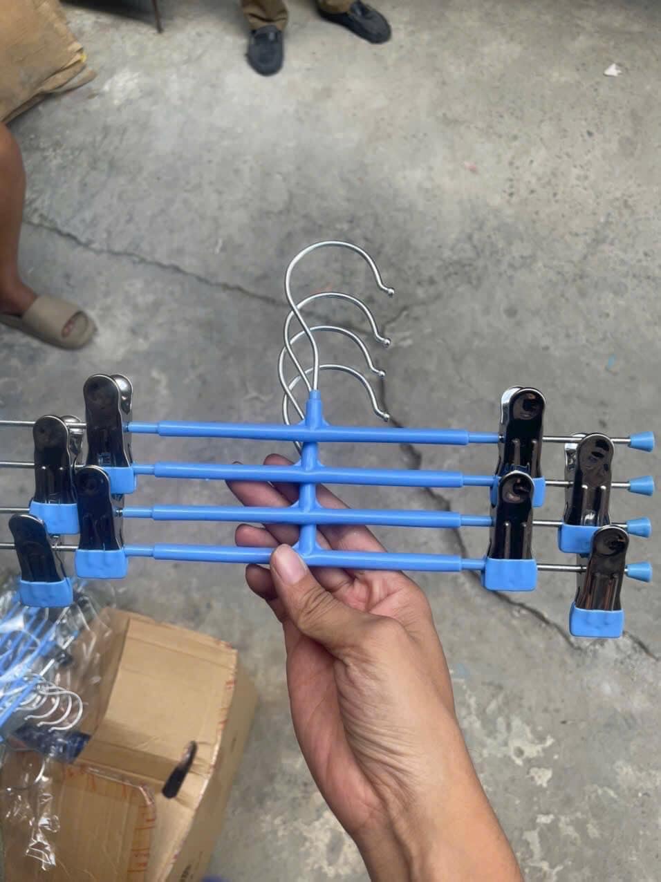 Combo 10 móc kẹp quần áo 2 đầu chuyên dụng